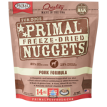 Primal Pet Foods Primal Dog Freeze-dried Pork Nuggets 14 OZ