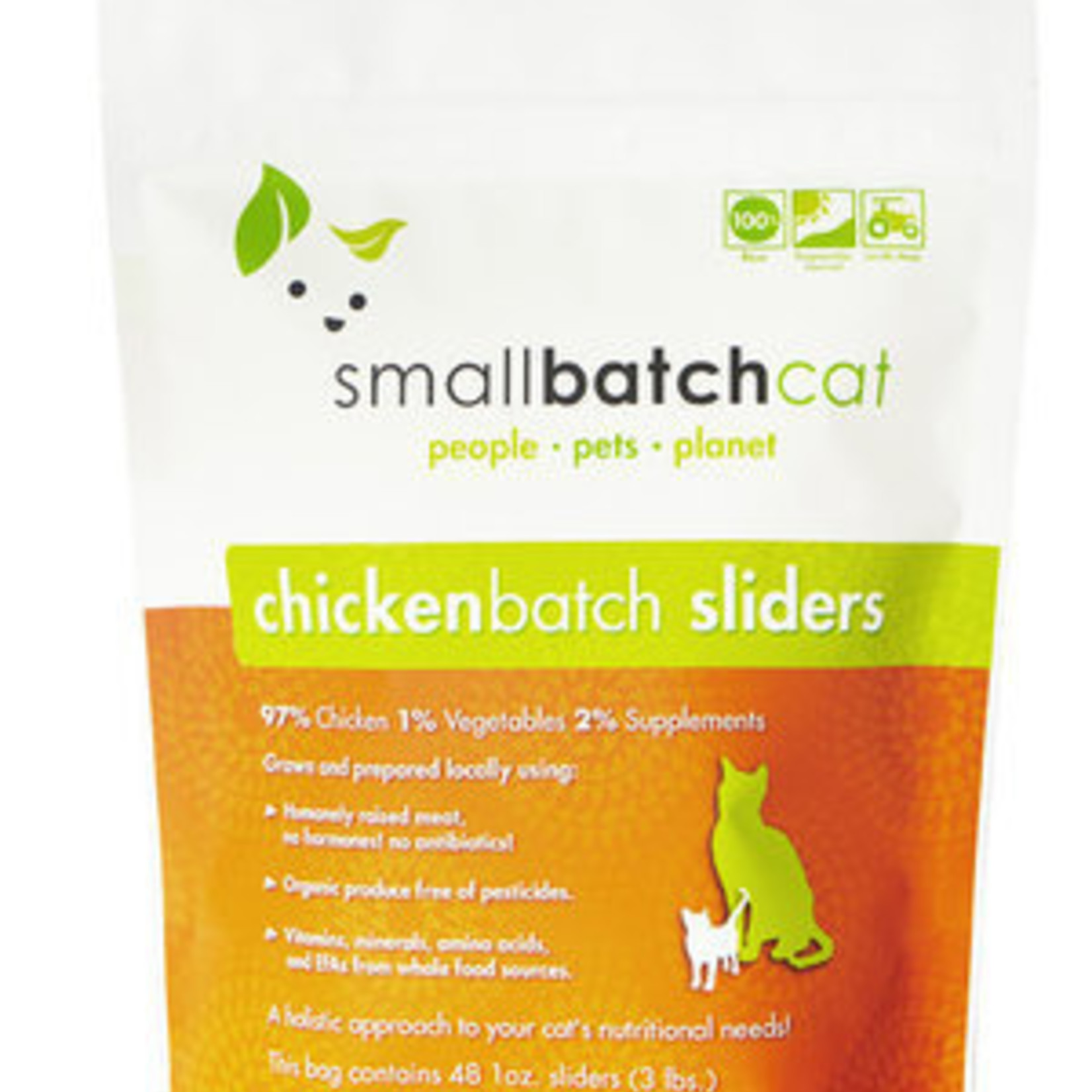 Small Batch Small Batch Cat Frozen Chicken Sliders 3#