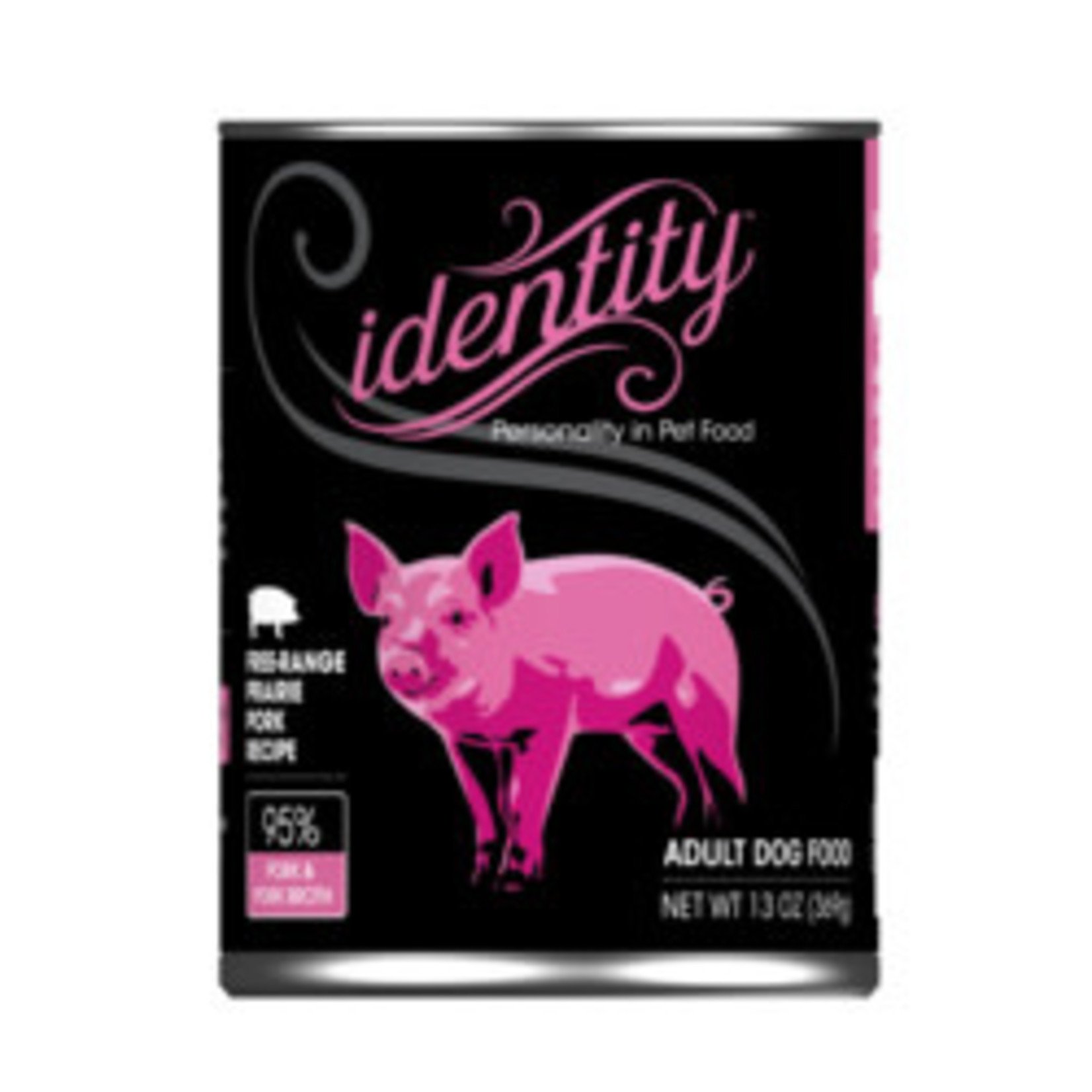 Identity Identity Dog Grain Free Free Range Prairie Pork 13 OZ