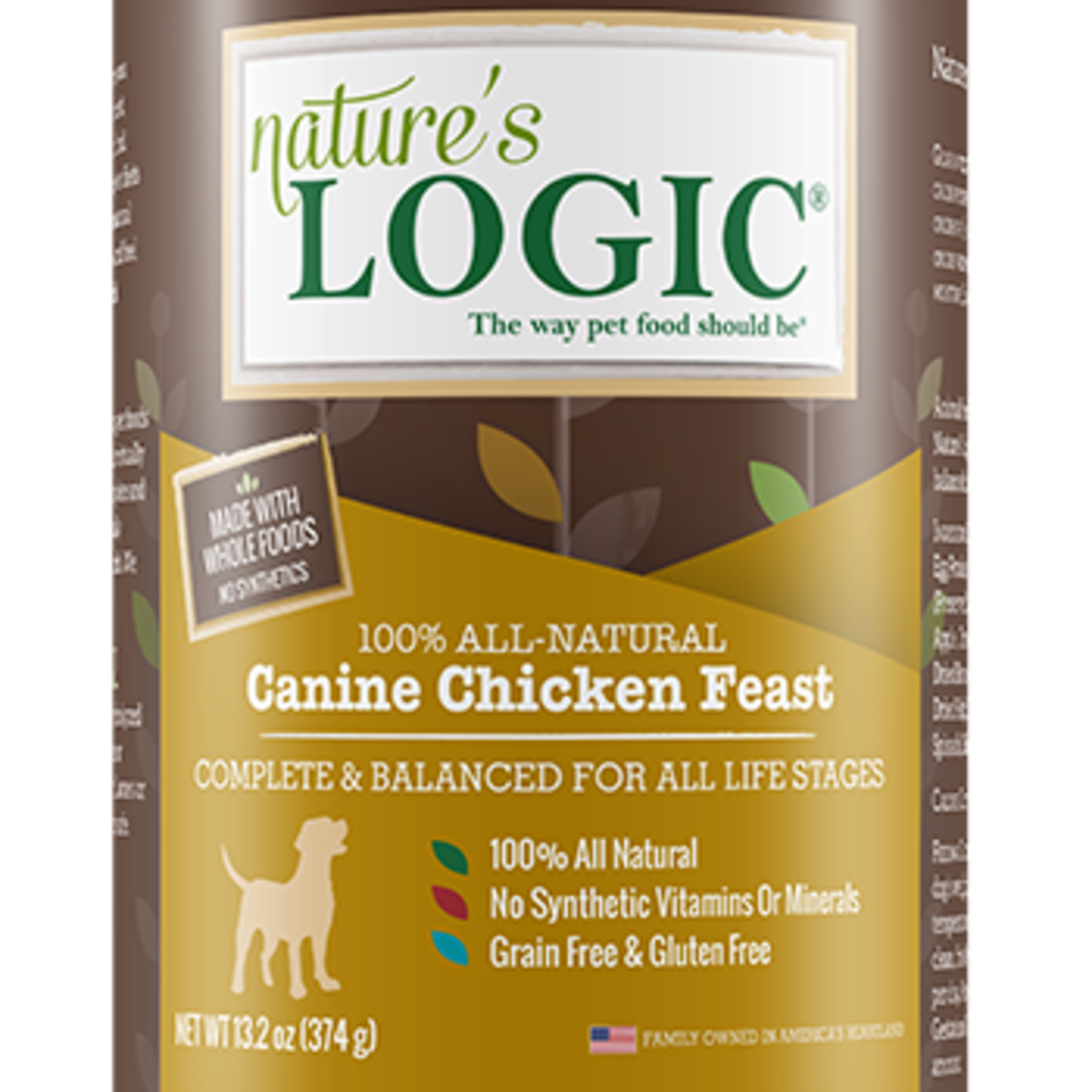 Natures Logic Natures Logic Dog Grain Free Chicken Feast 13.2 OZ