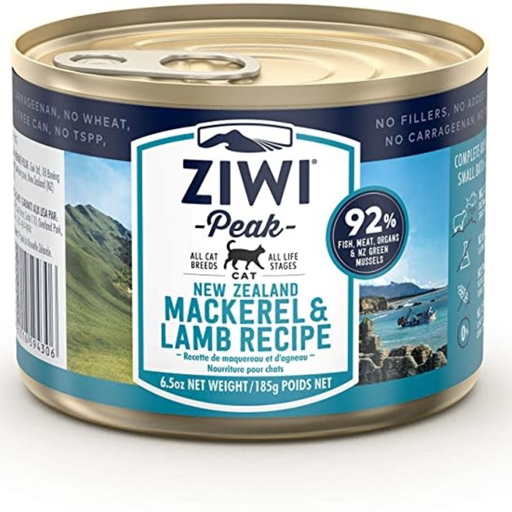 Ziwi Peak Ziwi Peak Cat Grain Free Mackerel & Lamb 6.5 OZ