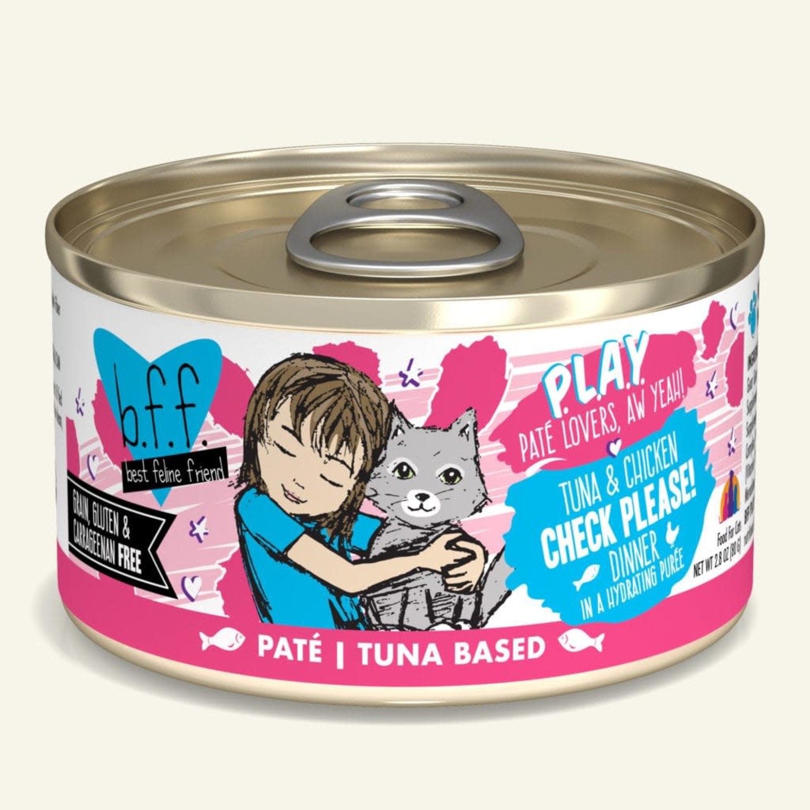 Weruva BFF PLAY Cat Tuna & Chicken Check Please 2.8 OZ