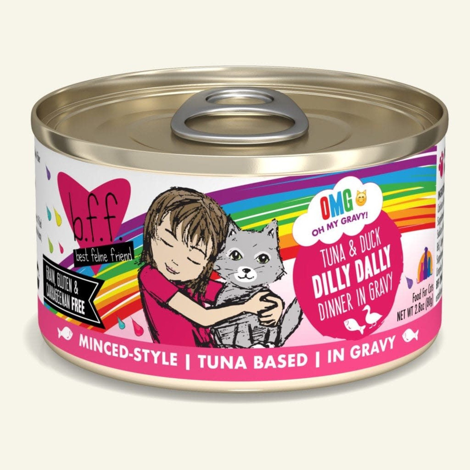 Weruva BFF OMG Cat Tuna & Duck Dilly Dally 2.8 OZ