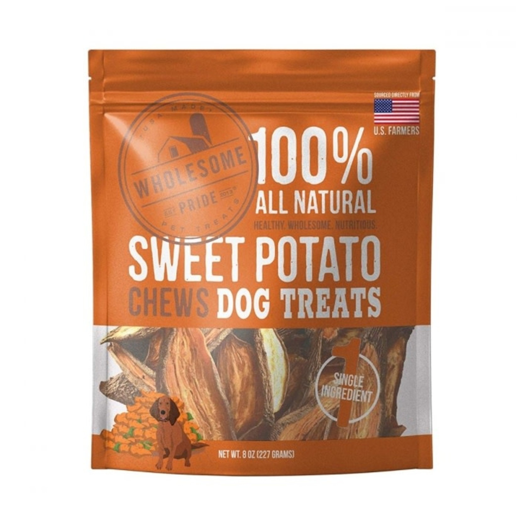 Wholesome Pride Wholesome Pride Dog Sweet Potato Chews 8  OZ