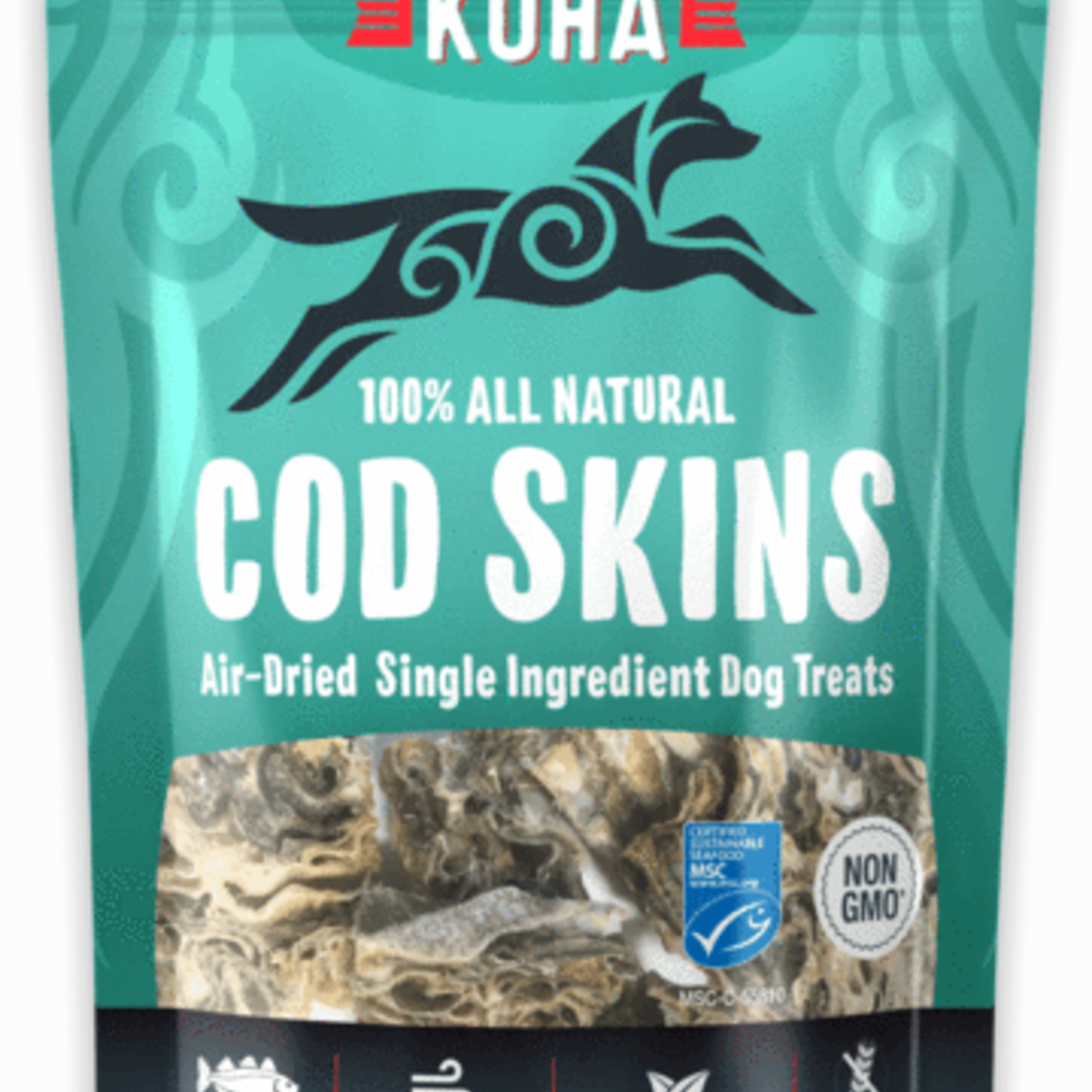 Koha KOHA Dog Air-Dried Cod Skins 2.5 OZ