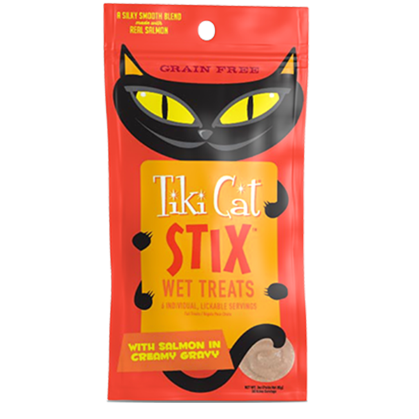 Tiki Pets Tiki Cat Stix Salmon 6 Pack