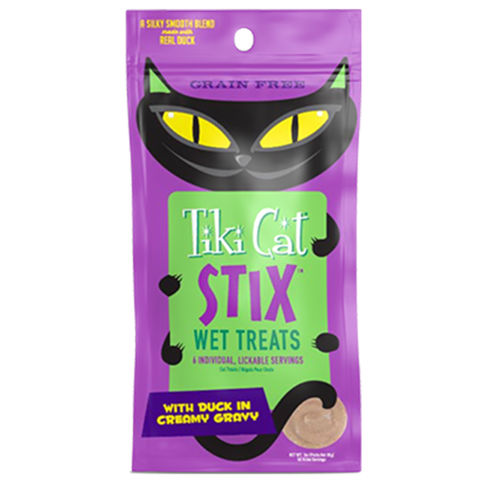 Tiki Pets Tiki Cat Stix Duck 6 Pack