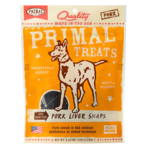 Primal Pet Foods Primal Dog Pork Liver Snaps 4.25 OZ