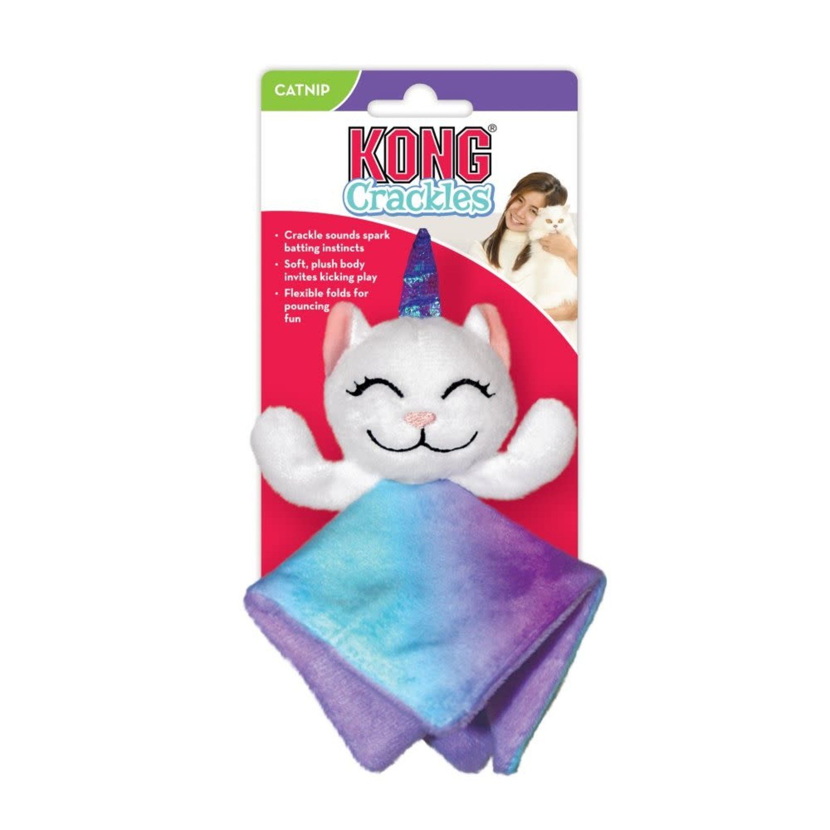 Kong Cat Crinkles Caticorn - Ruff Haus Pets