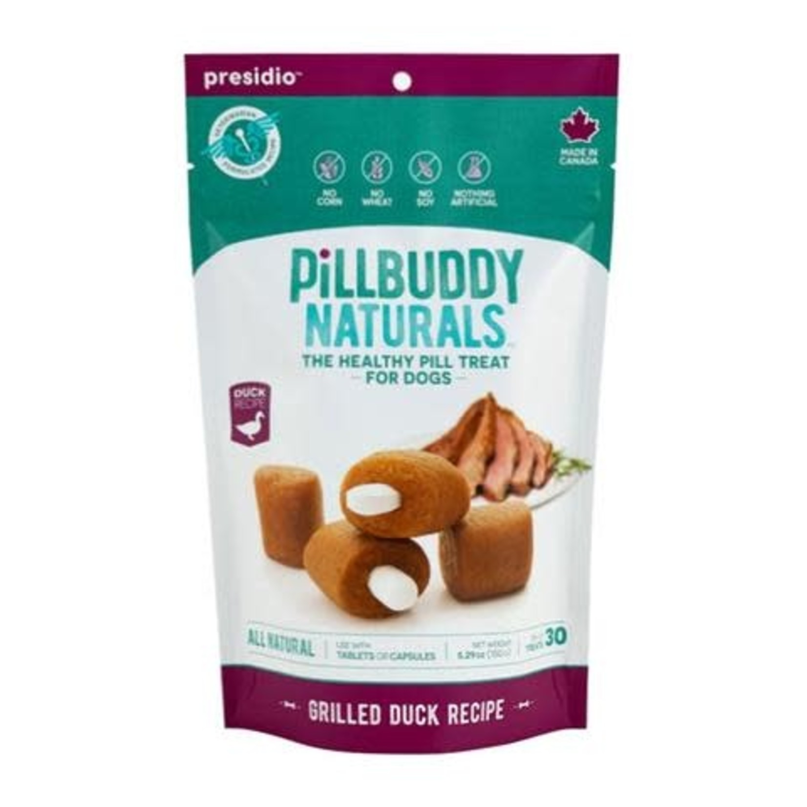 Presidio Dog Pill Buddy Duck 30 Count