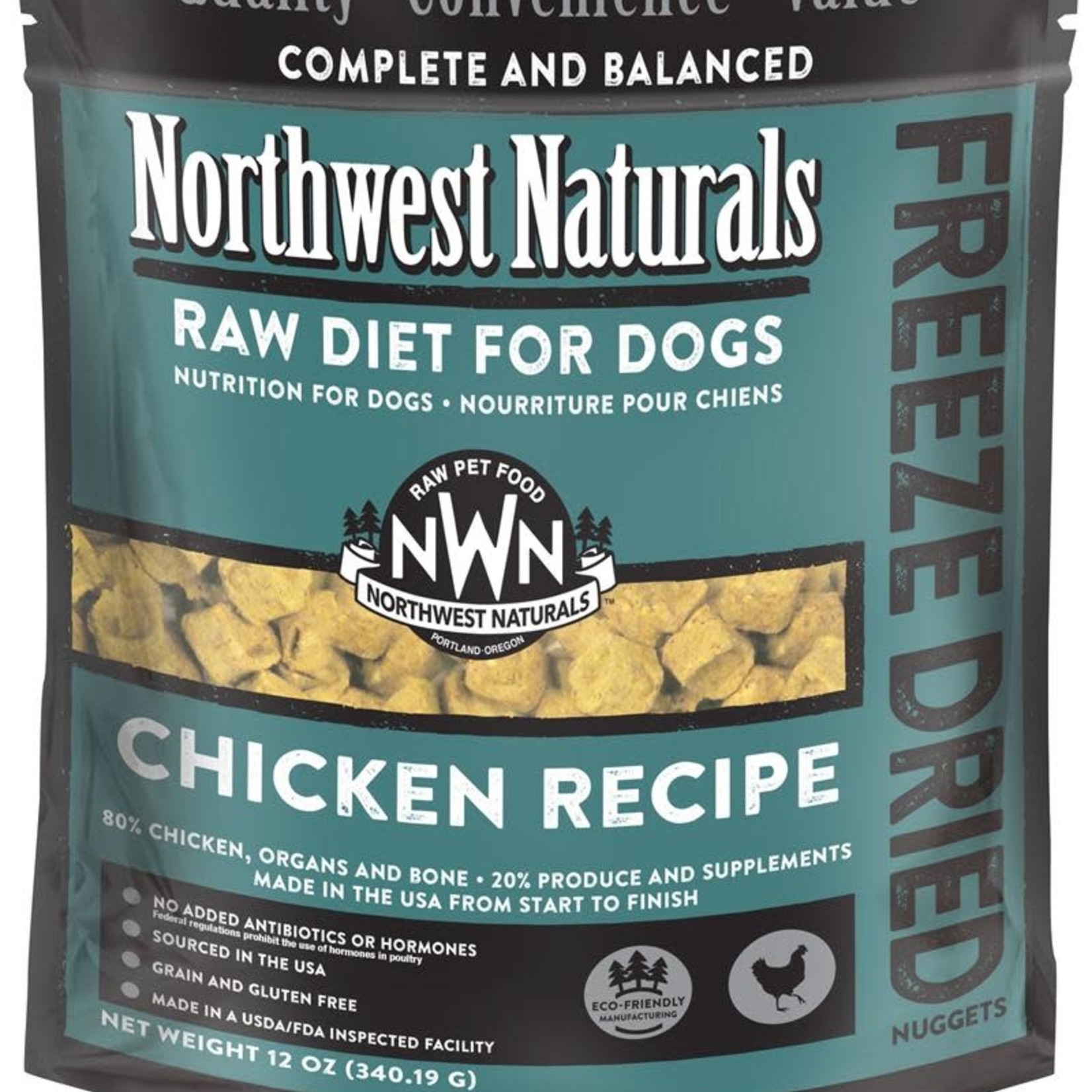 Northwest Naturals Northwest Naturals Dog Freeze-dried Chicken Nuggets 12 OZ