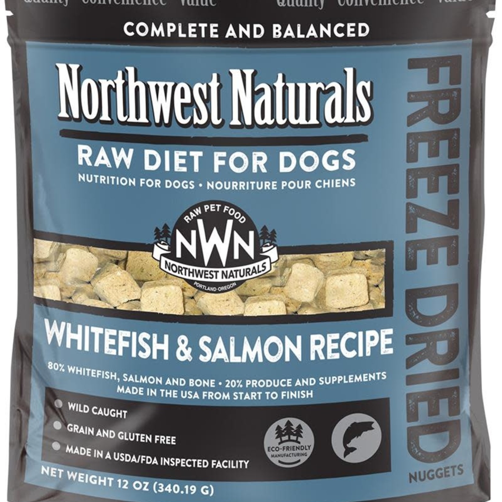 Northwest Naturals Northwest Naturals Dog Freeze-dried Whitefish & Salmon Nuggets 12 OZ