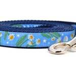 Six Point Pet Six Point Pet Chamomile Flower Lead Light Blue Small