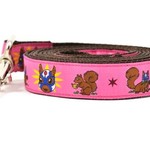 Six Point Pet Six Point Pet Lucha Squirrels Pink Lead Large