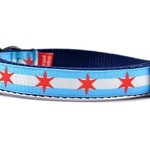 Six Point Pet Six Point Pet Chicago Flag Collar XX-Small