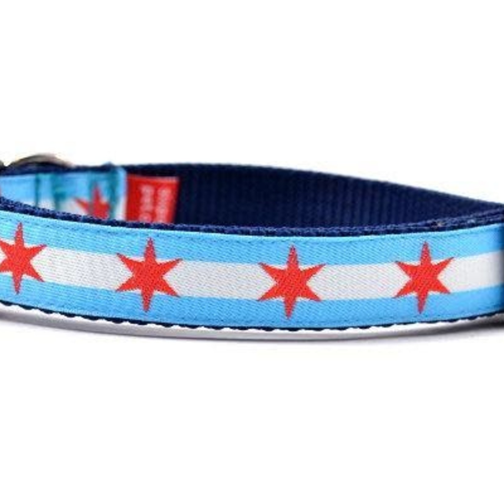 Six Point Pet Six Point Pet Chicago Flag Collar XX-Small