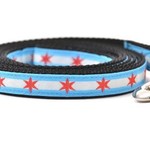 Six Point Pet Six Point Pet Chicago Flag Lead X-Small