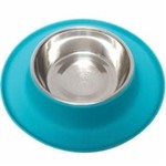 Messy Mutts Messy Mutts Dog Silicone Feeder Blue 1.5 CUP