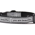 Six Point Pet Six Point Pet You Are Beautiful Collar Cat Silver