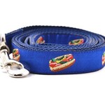 Six Point Pet Six Point Pet Chicago Hot Dog Leash Navy Blue Large