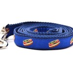 Six Point Pet Six Point Pet Chicago Hot Dog Lead Navy Blue Small