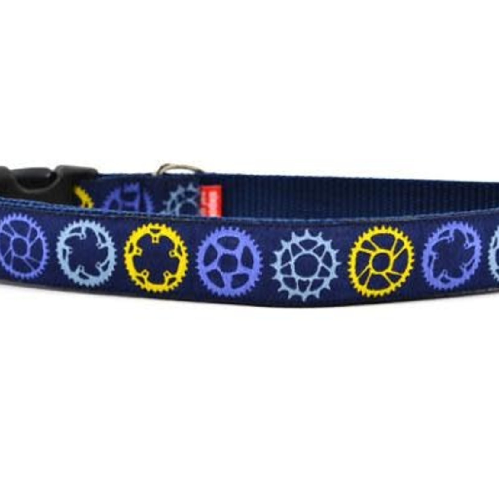 Six Point Pet Six Point Pet Bicycle Sprocket Collar Navy Small