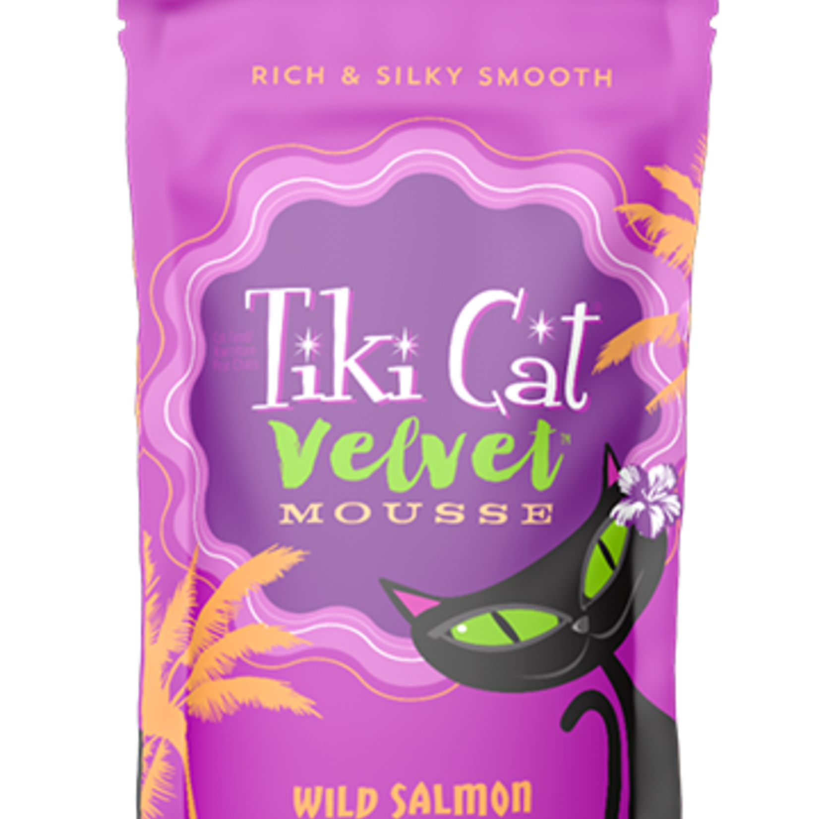Tiki Pets Tiki Cat Velvet Mousse Salmon 2.8 OZ Pouch