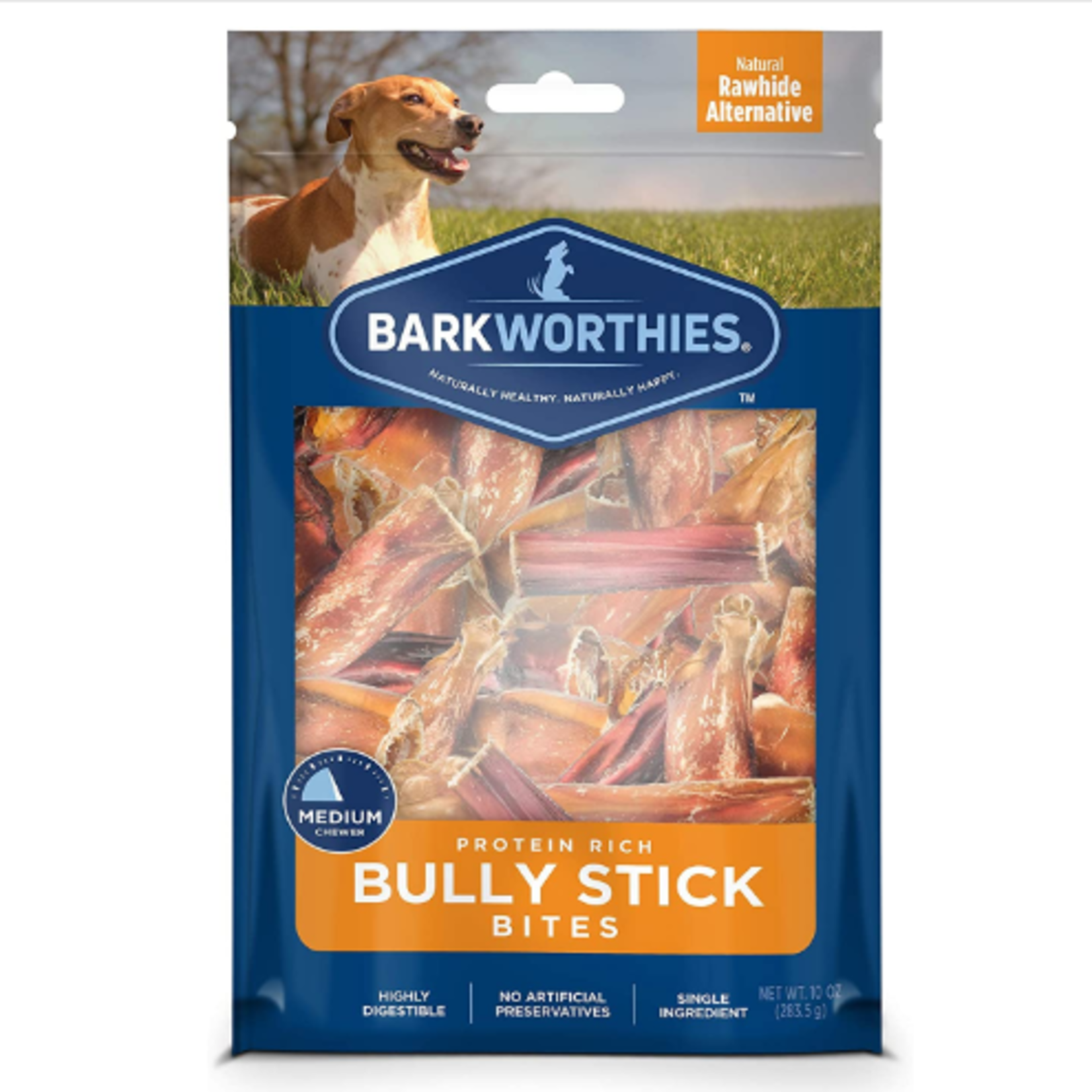 Barkworthies Barkworthies Odor Free Bully Stick Bites 10 OZ