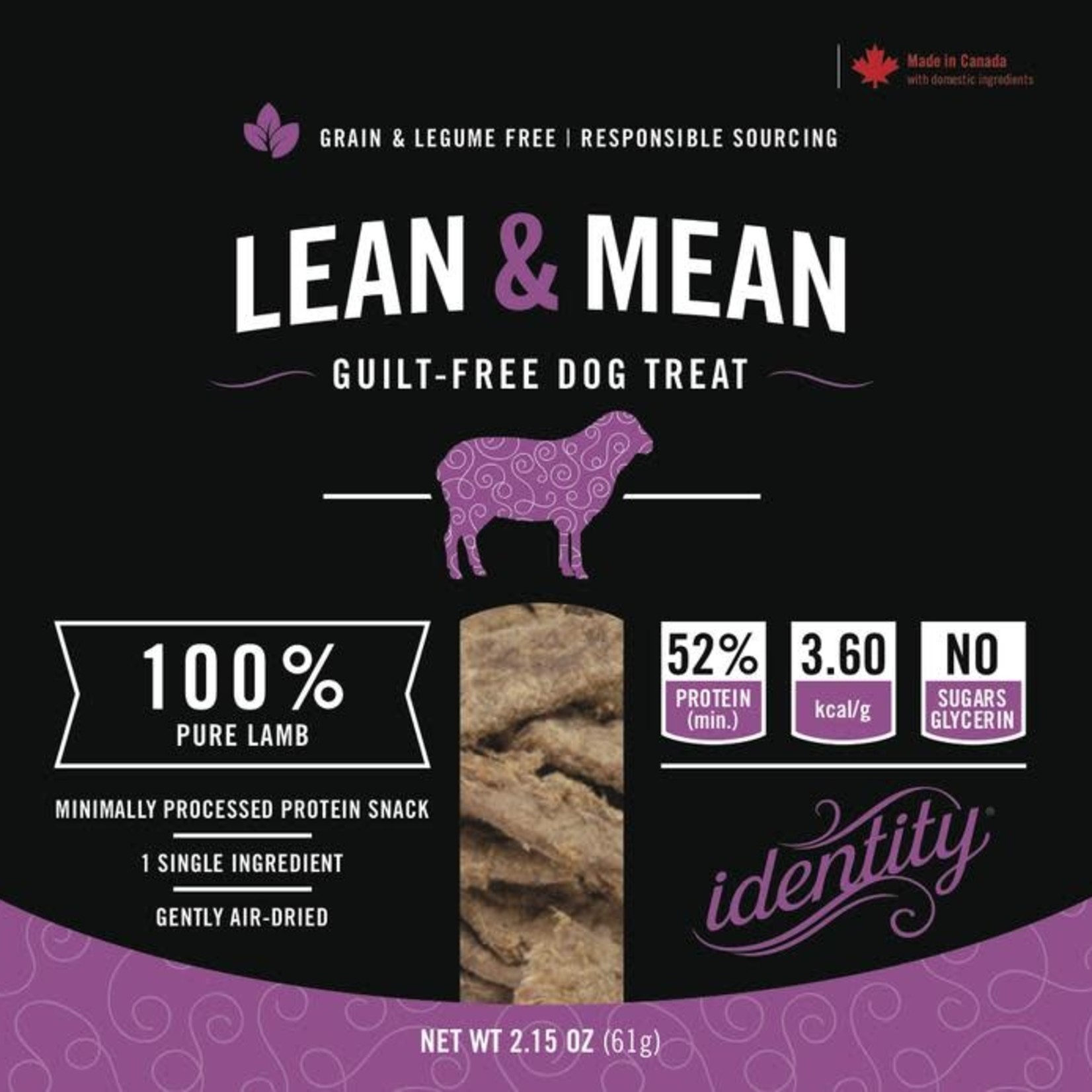 Identity Identity Dog Air-Dried Lamb 2.15 OZ