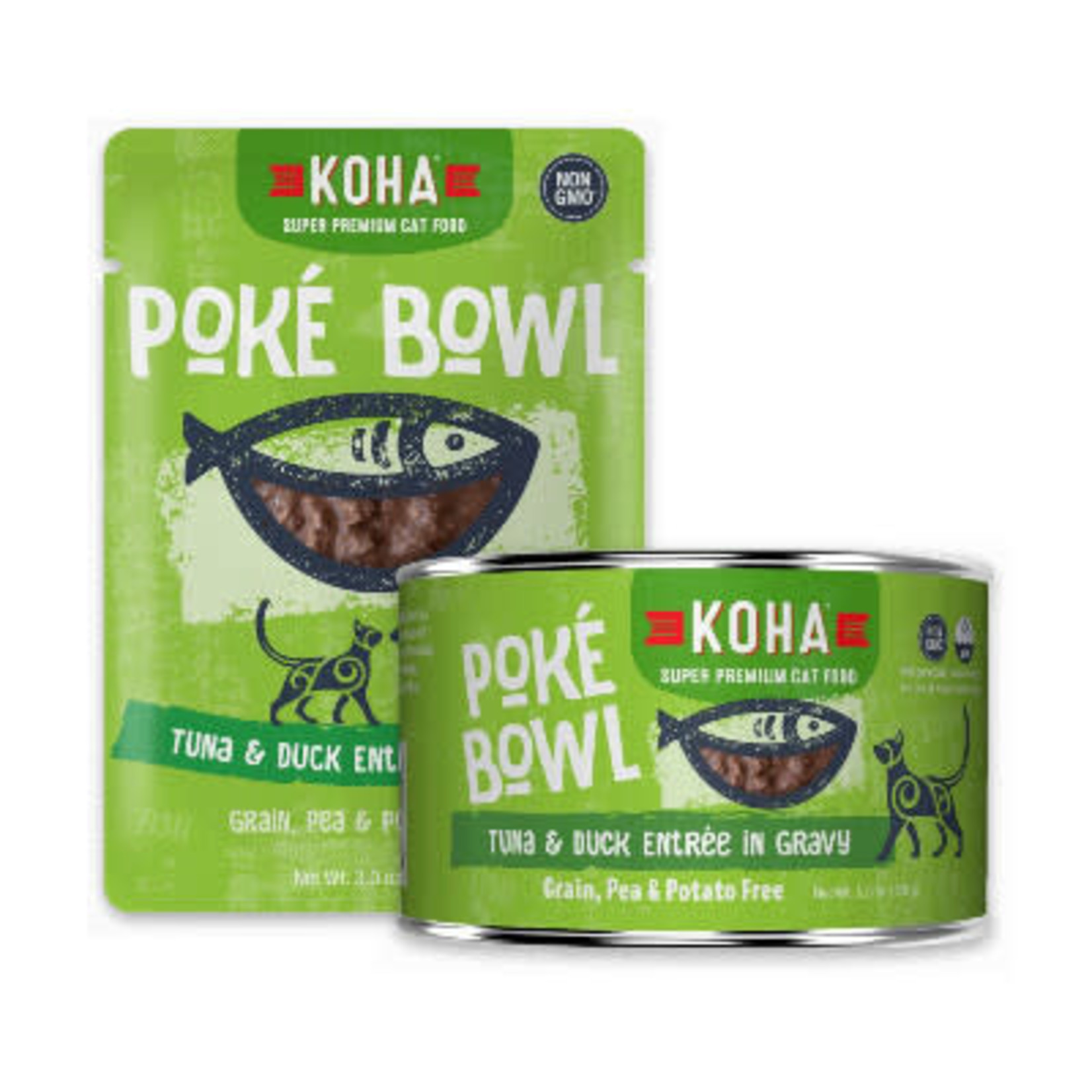 Koha KOHA Cat Poke Bowl Tuna & Duck 5.5 OZ