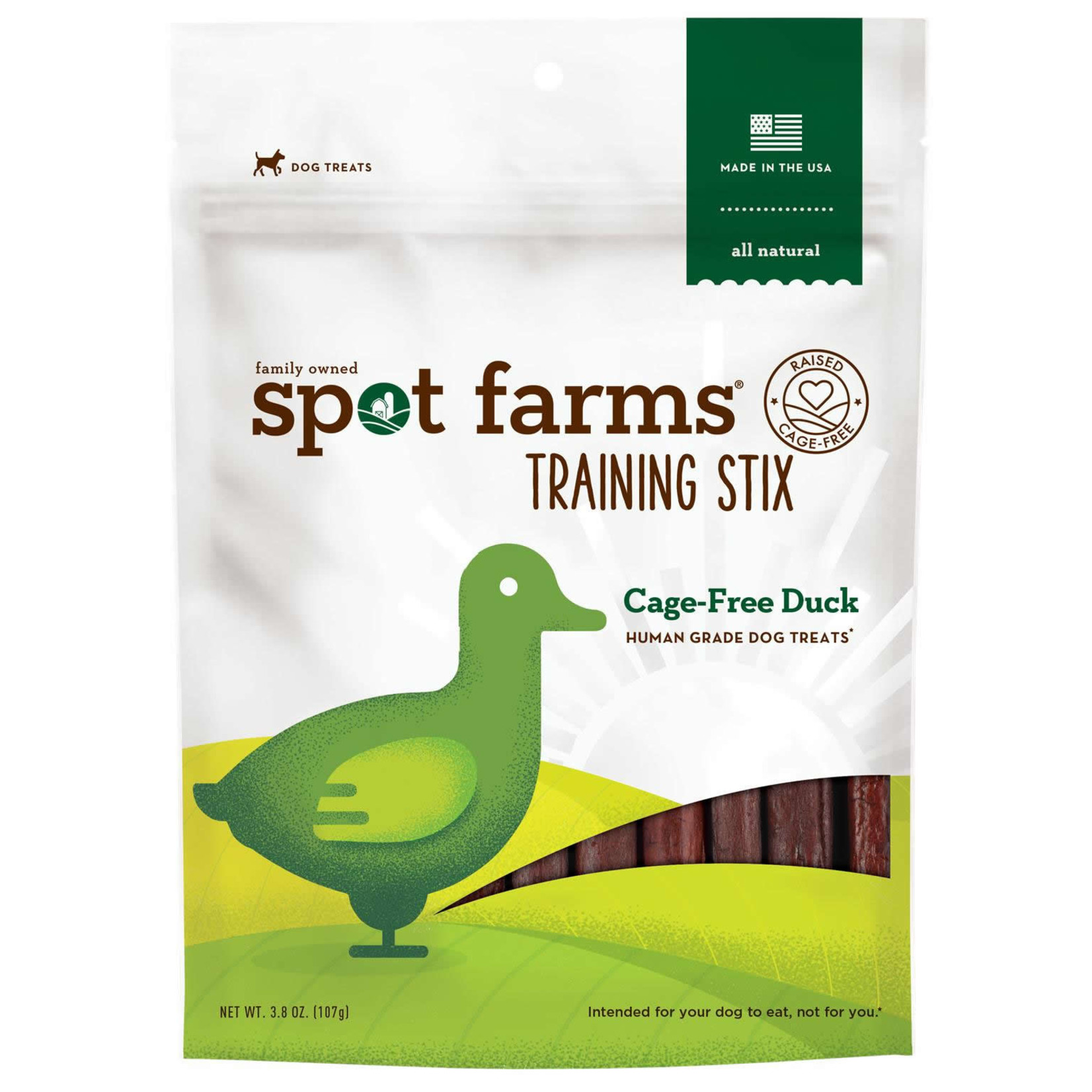 Spot Farms Spot Farms Dog Training Stix Cage-Free Duck 3.8 OZ
