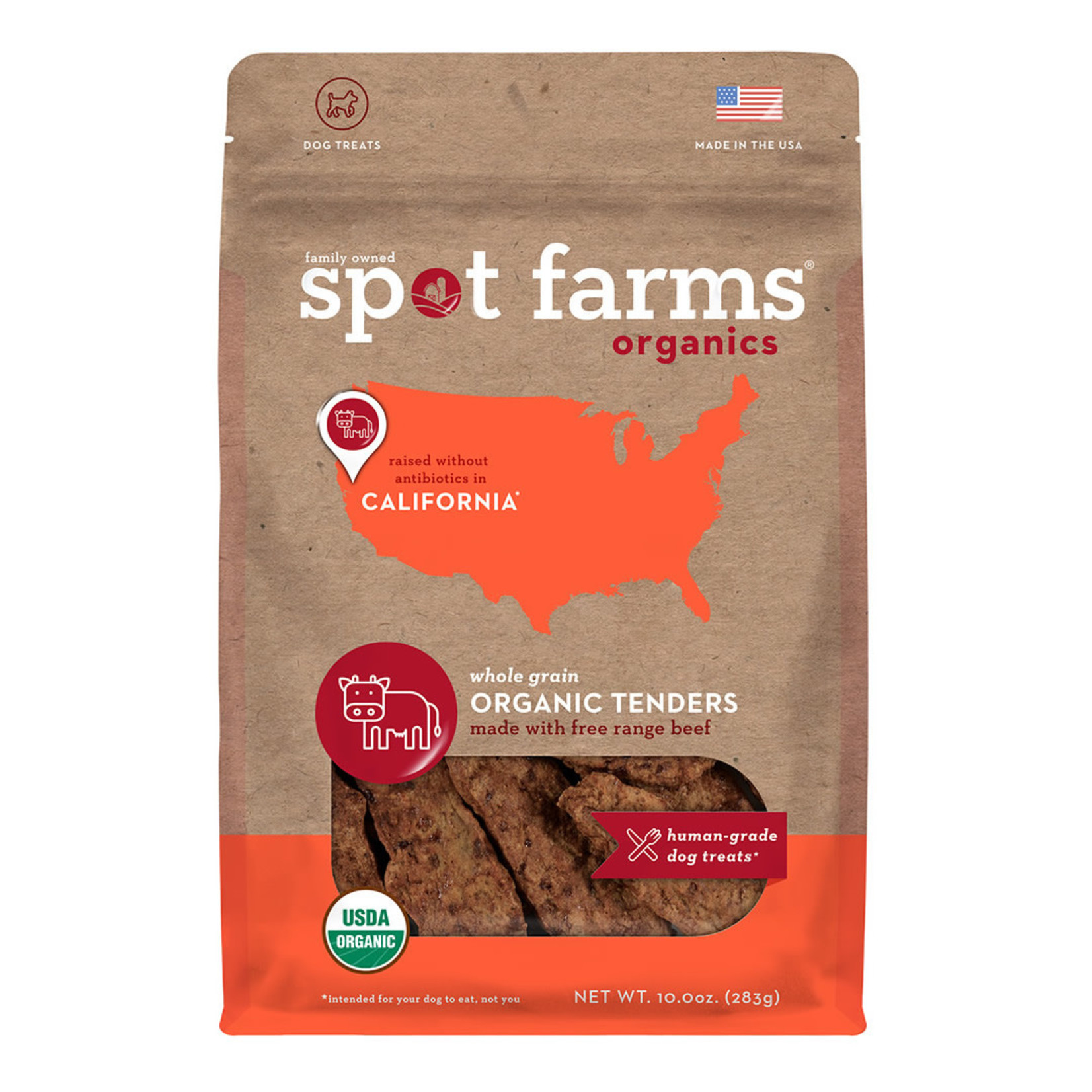 Spot Farm Dog Tenders Organic Beef 10 OZ