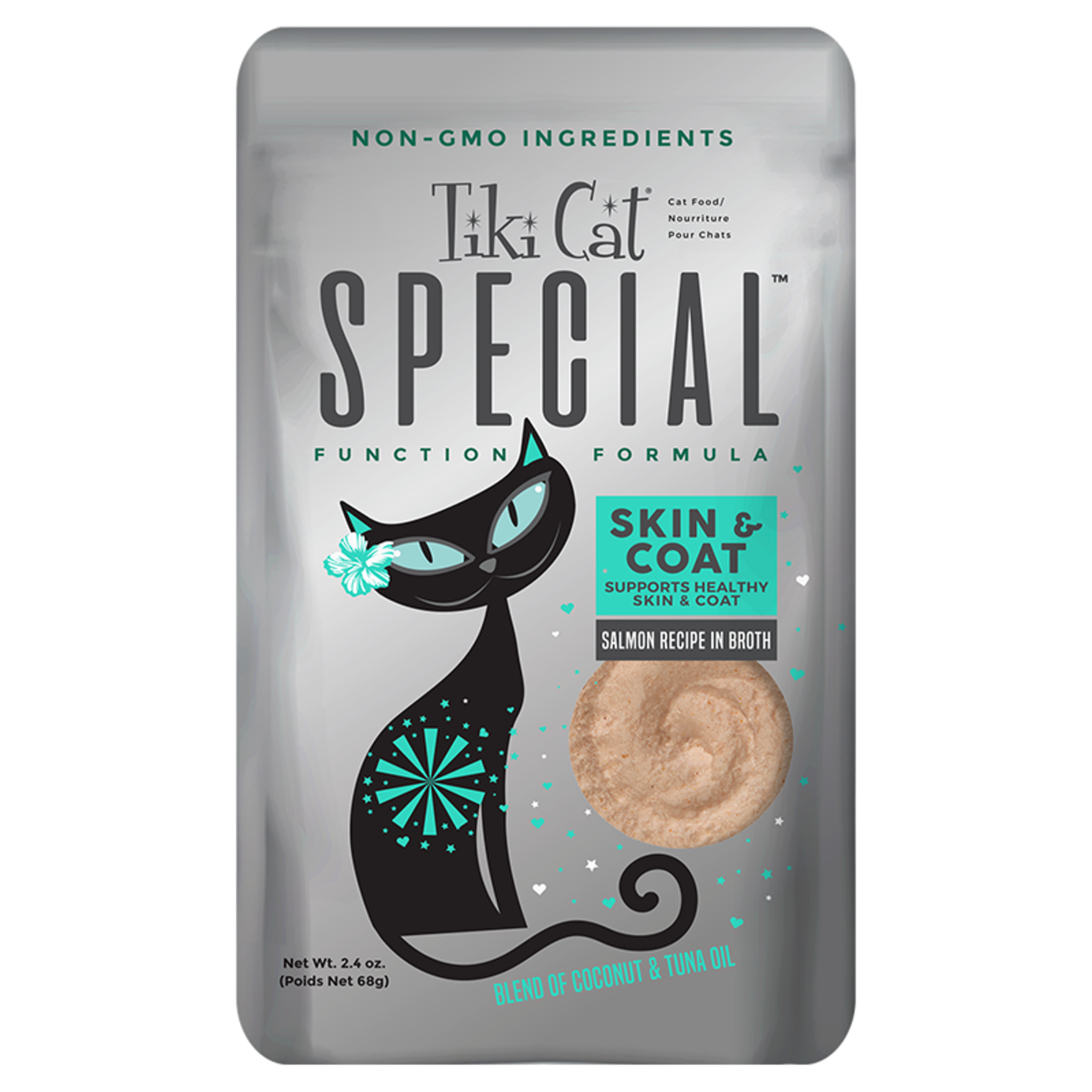 Tiki Pets Tiki Cat Special Mousse Skin & Coat Pouch 2.4 OZ