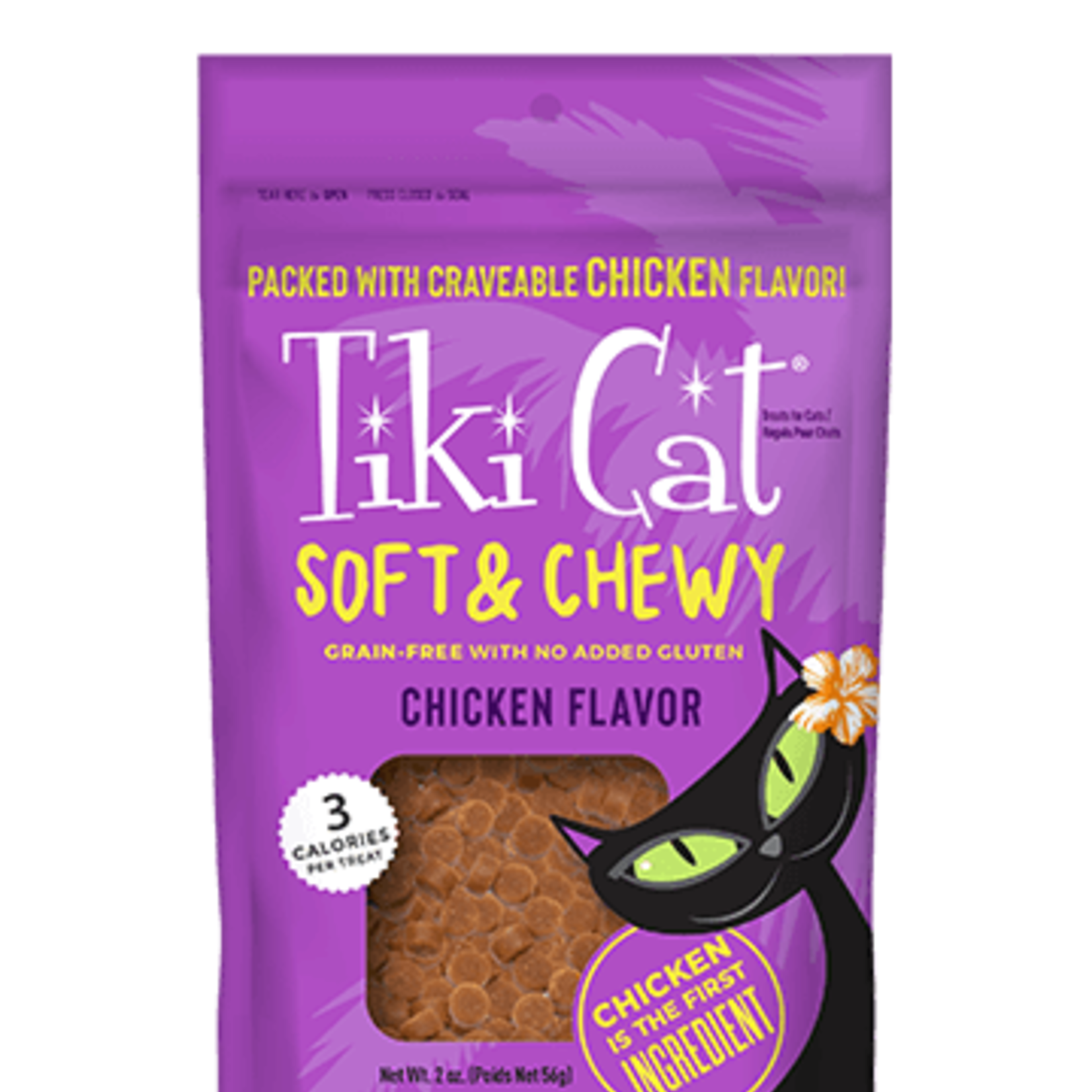 Tiki Pets Tiki Cat Soft & Chewy Chicken Treats 2 OZ