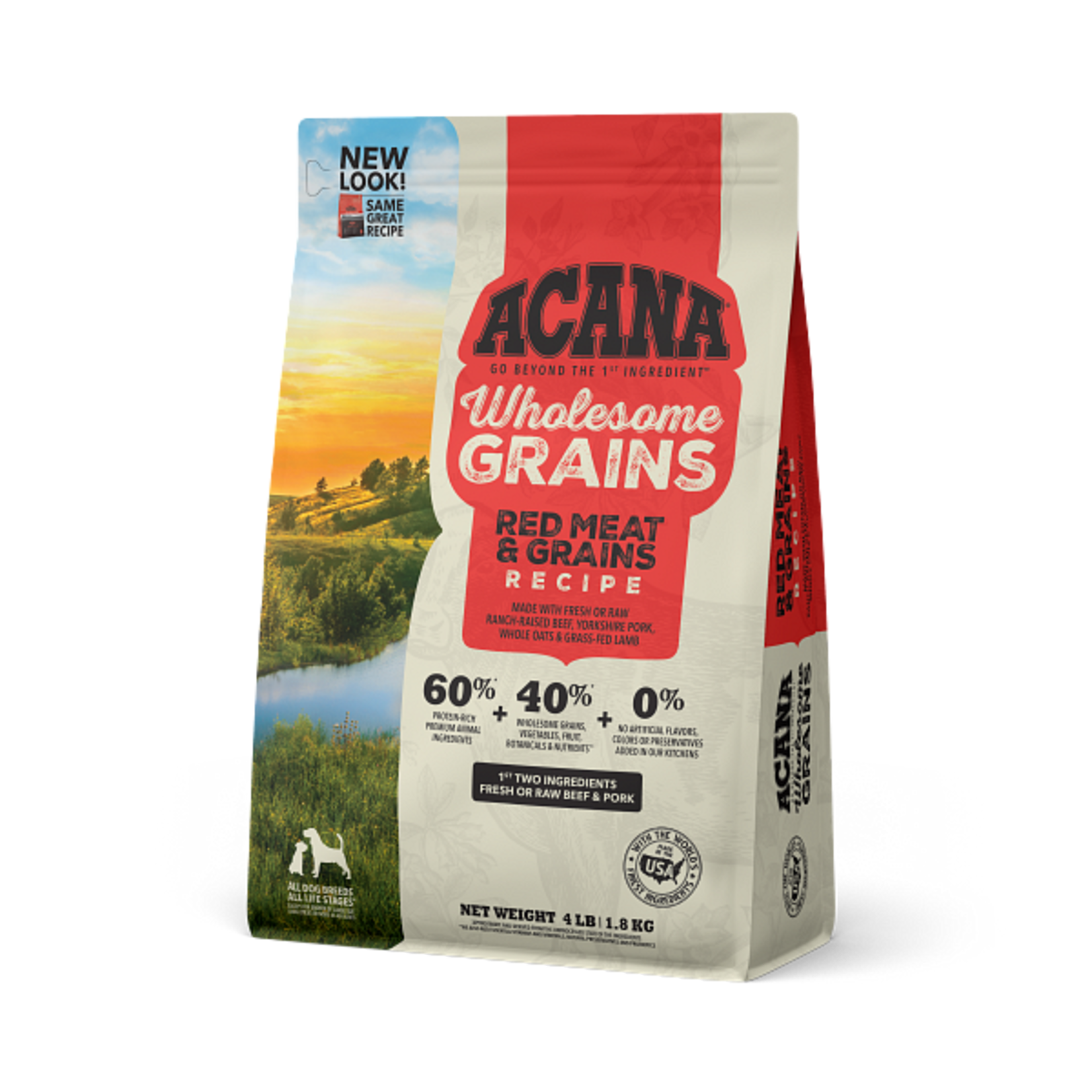 Champion Pet Foods Acana Dog Wholesome Grains Red Meats 4#