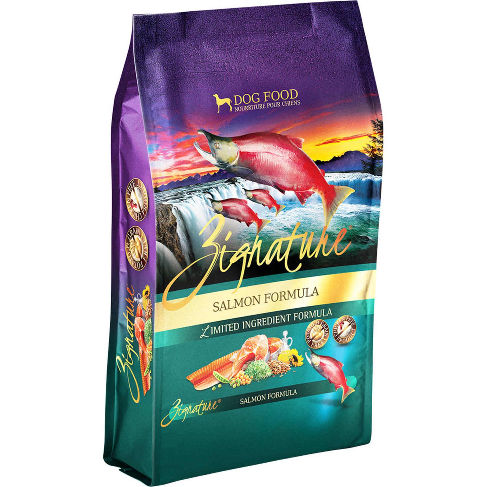 Zignature Zignature Dog Grain Free Salmon Single 25#