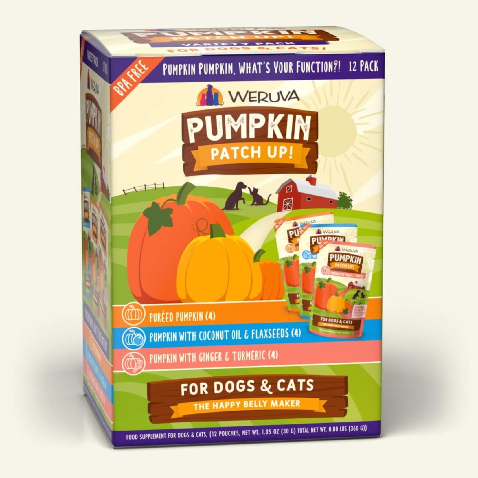 Weruva Weruva Pumpkin Patch Up Variety Pack  12 - 1.05 OZ Pouches