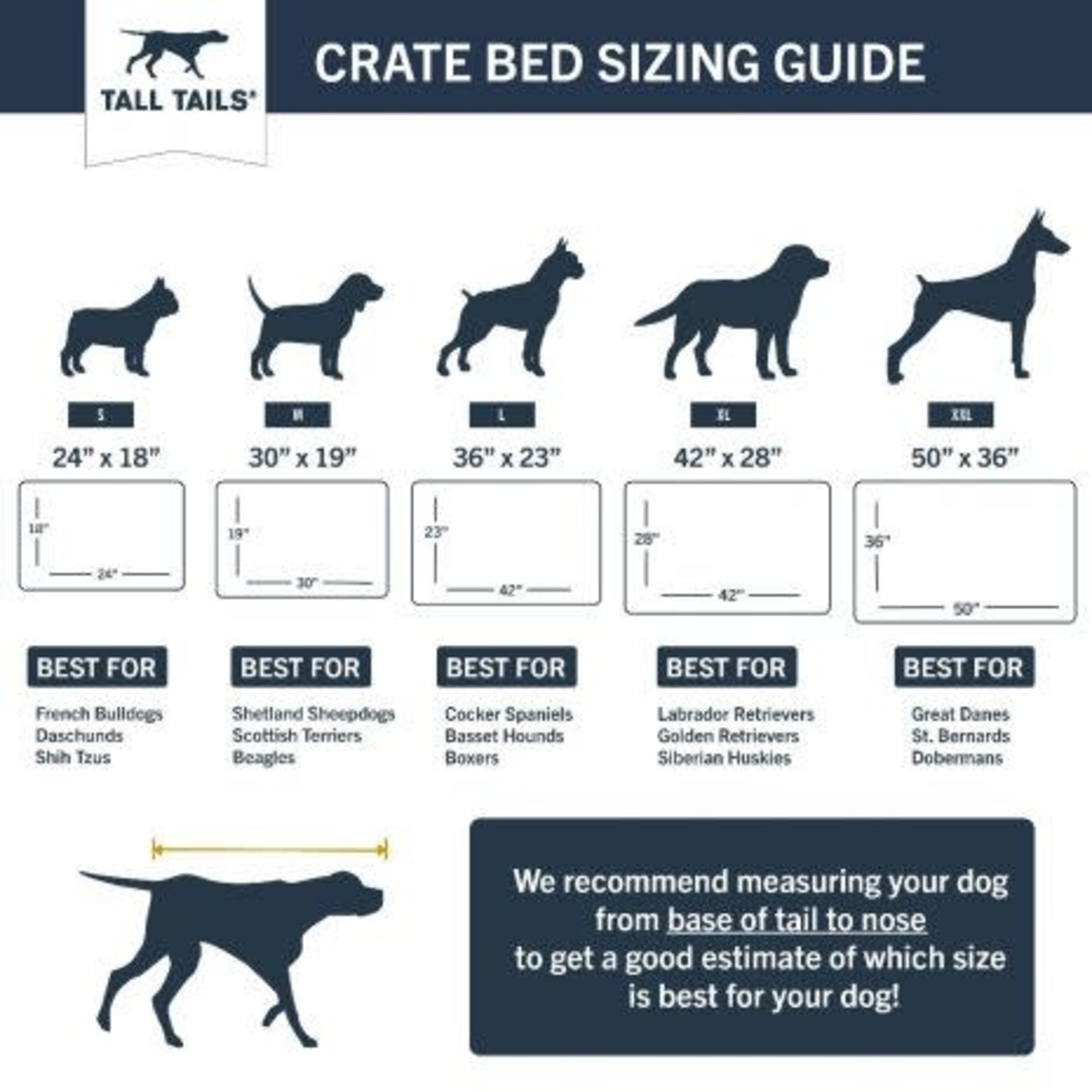 Tall Tails Tall Tails Dream Chaser Dog Crate Mat Classic XX-Large