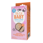 Tiki Pets Tiki Cat Baby Mousse & Shreds for Kittens Salmon & Chicken Liver 3pk 1.9oz Cans
