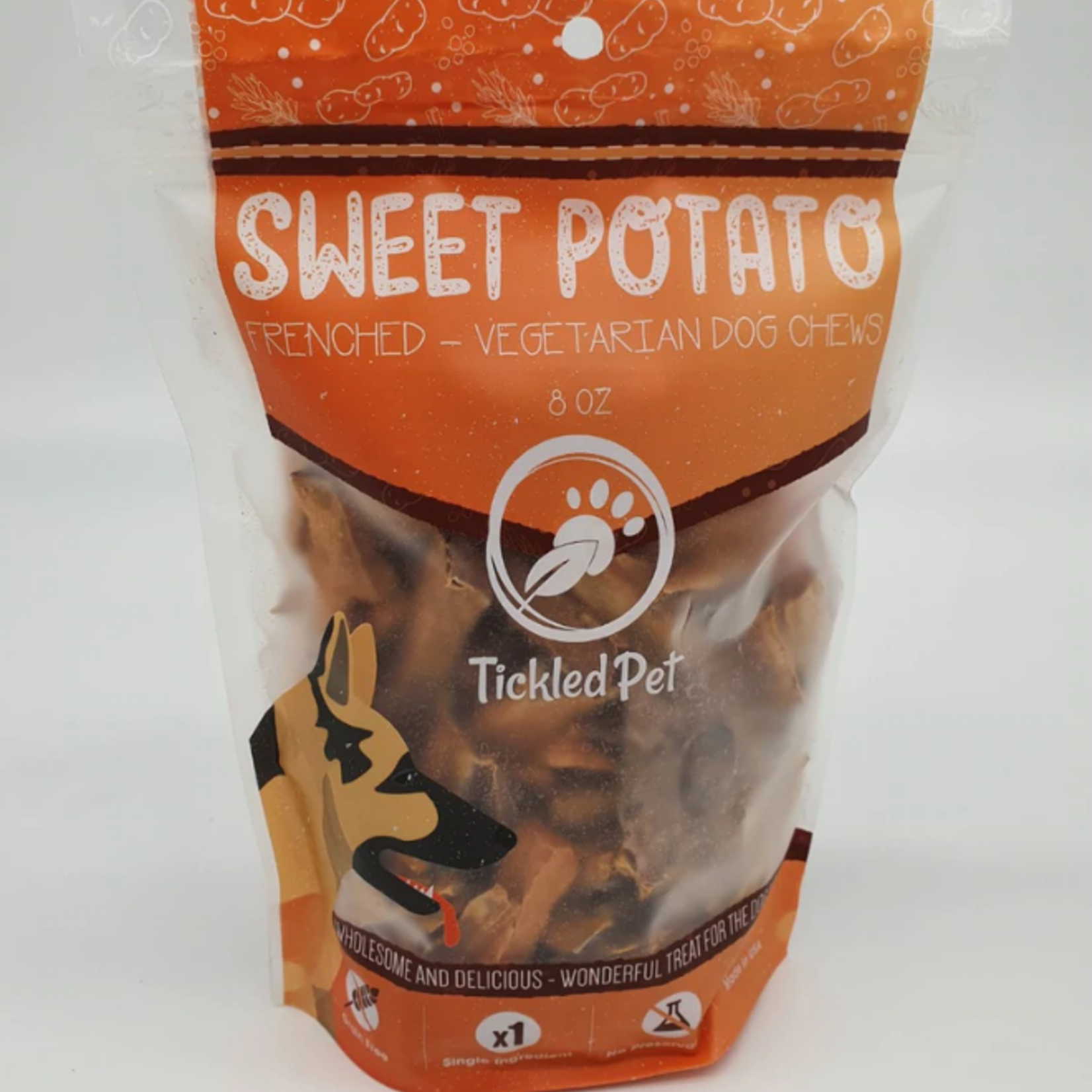 Tickled Pet Tickled Pet Sweet Potato Chips 8 OZ