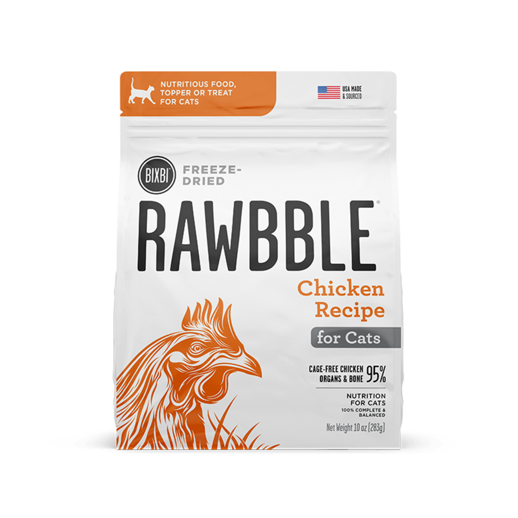 Bixbi Rawbble Cat Freeze-dried Chicken 10 OZ