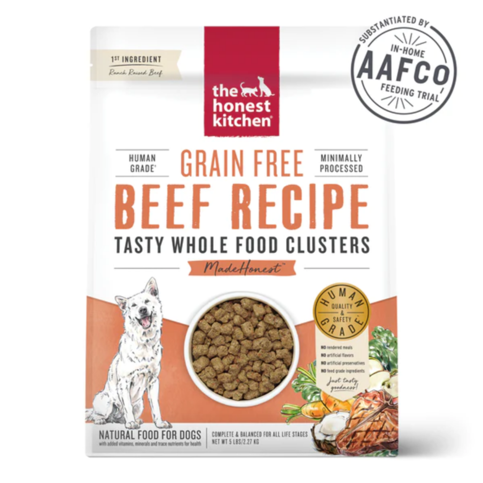 The Honest Kitchen Honest Kitchen Dog Grain Free Clusters Beef 1#