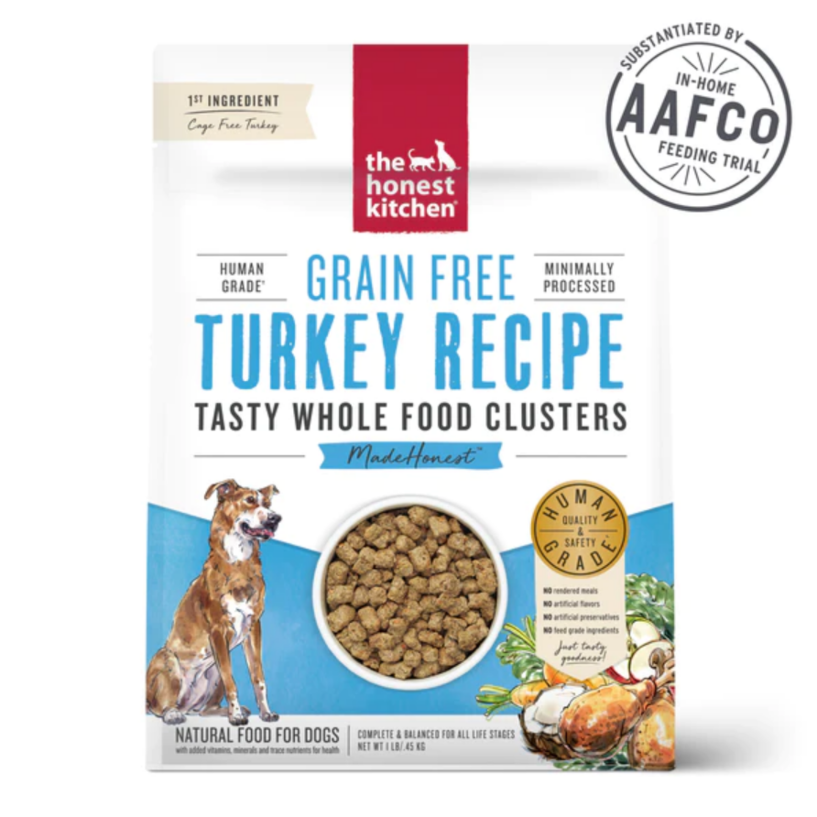 The Honest Kitchen Honest Kitchen Dog Grain Free Clusters Turkey 1#