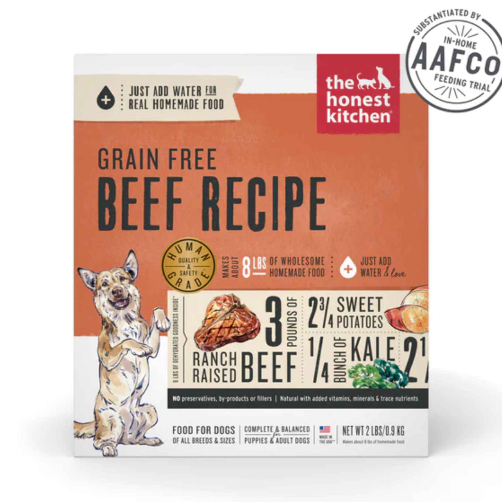 The Honest Kitchen Honest Kitchen Dog Grain Free Dehydrated Beef 2#