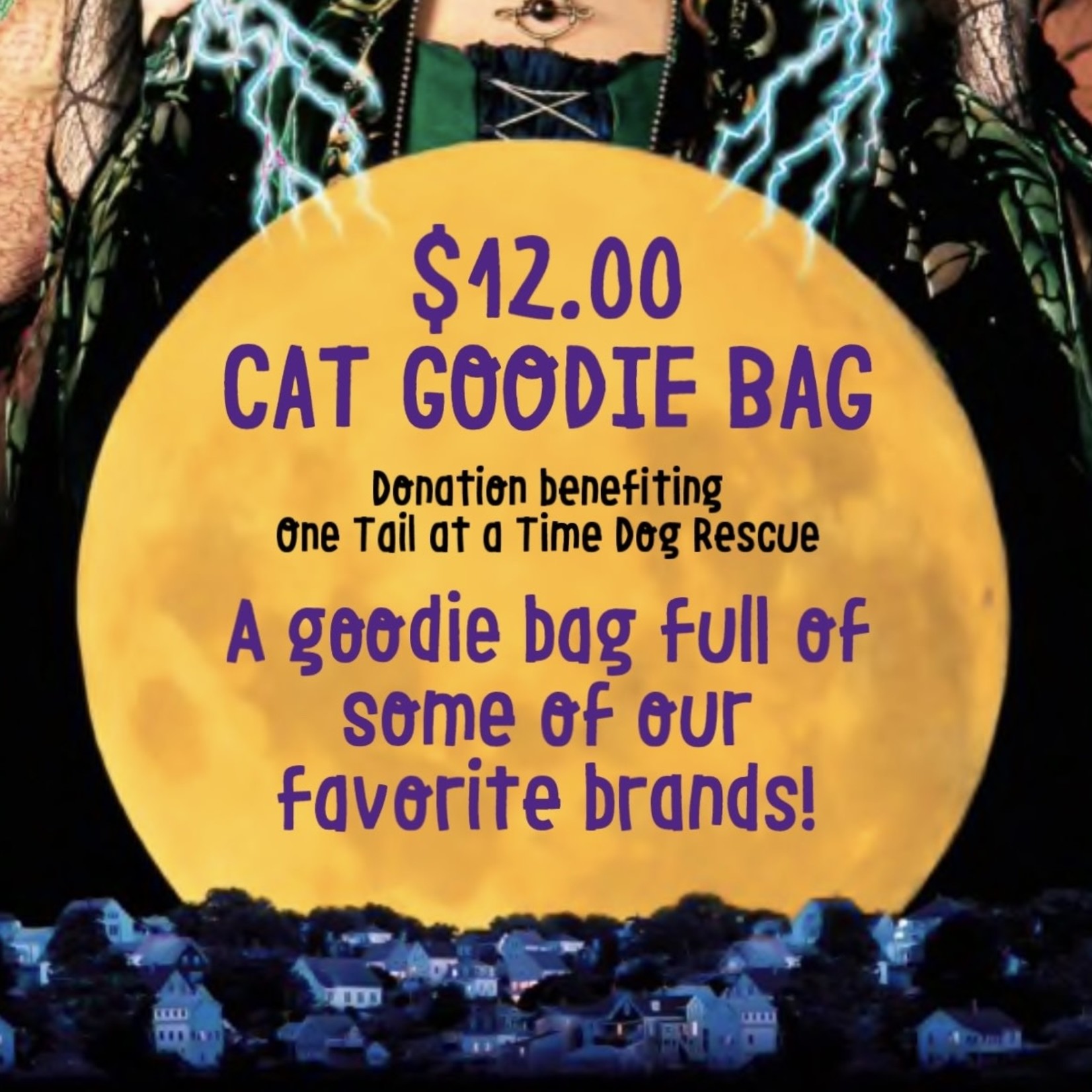 Halloween CAT Goodie Bag benefiting One Tail at a Time