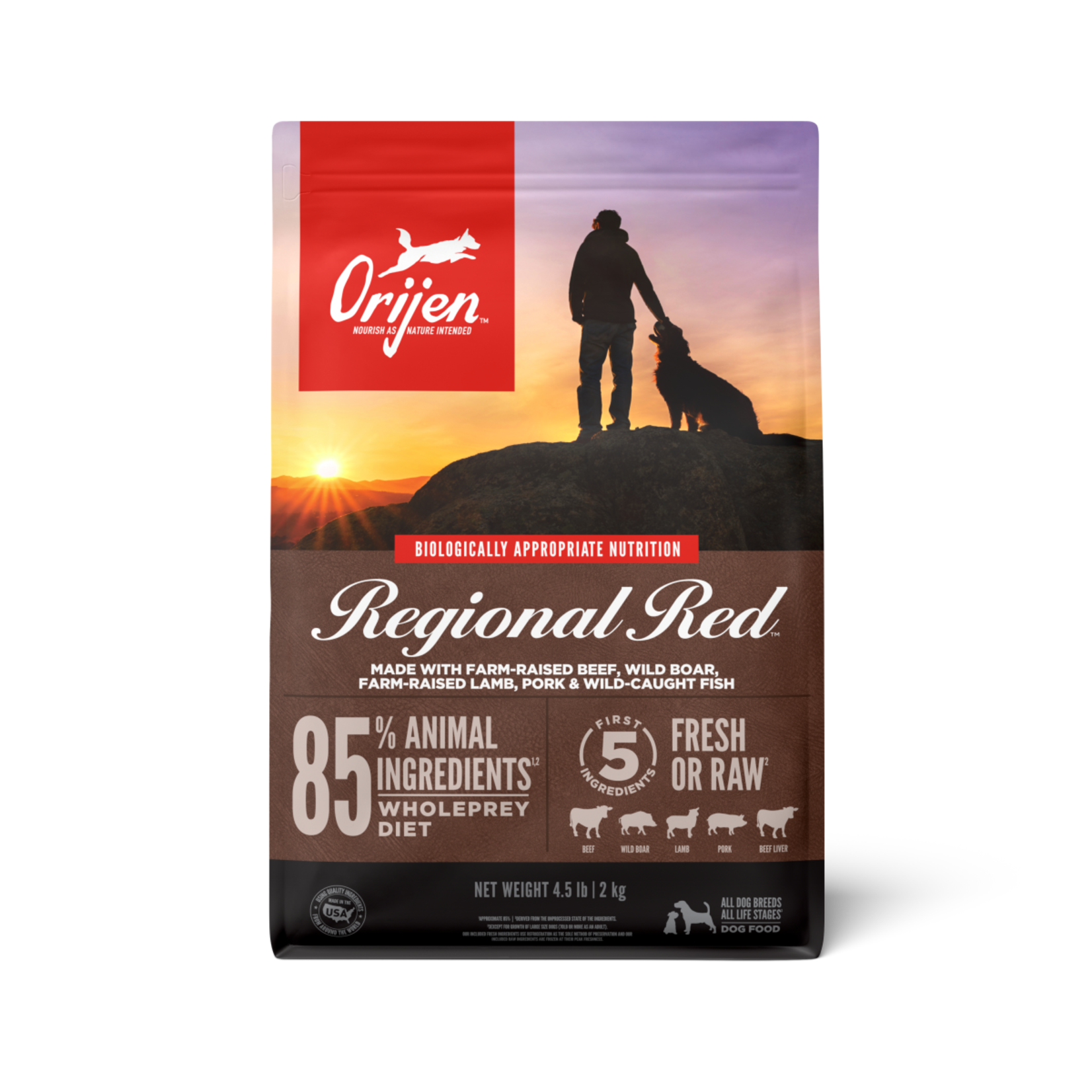 Champion Pet Foods Orijen Dog GF Regional Red 4.5#