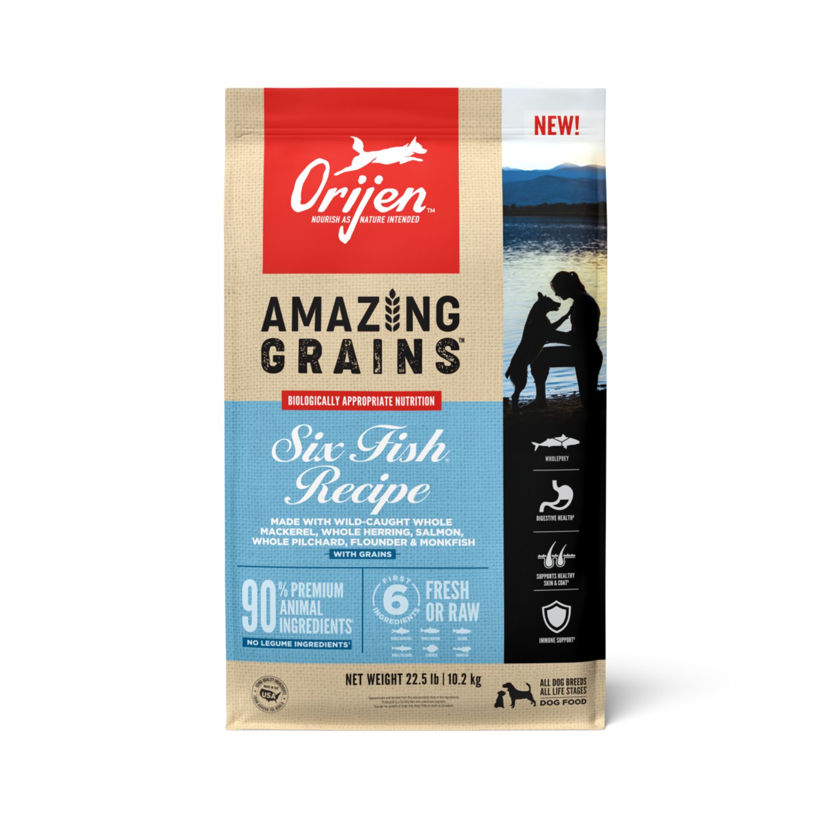 Champion Pet Foods Orijen Dog Amazing Grains Original 22.5#