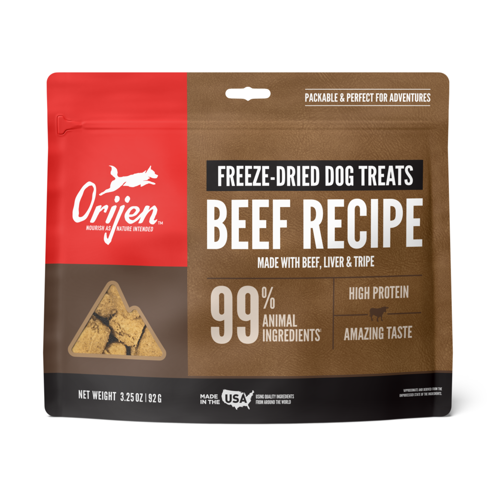 Champion Pet Foods Orijen FD Dog Treats Beef Recipe 3.25oz