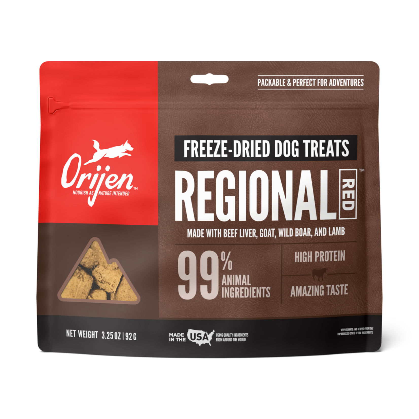 Champion Pet Foods Orijen FD Dog Treats Regional Red Recipe 3.25 OZ