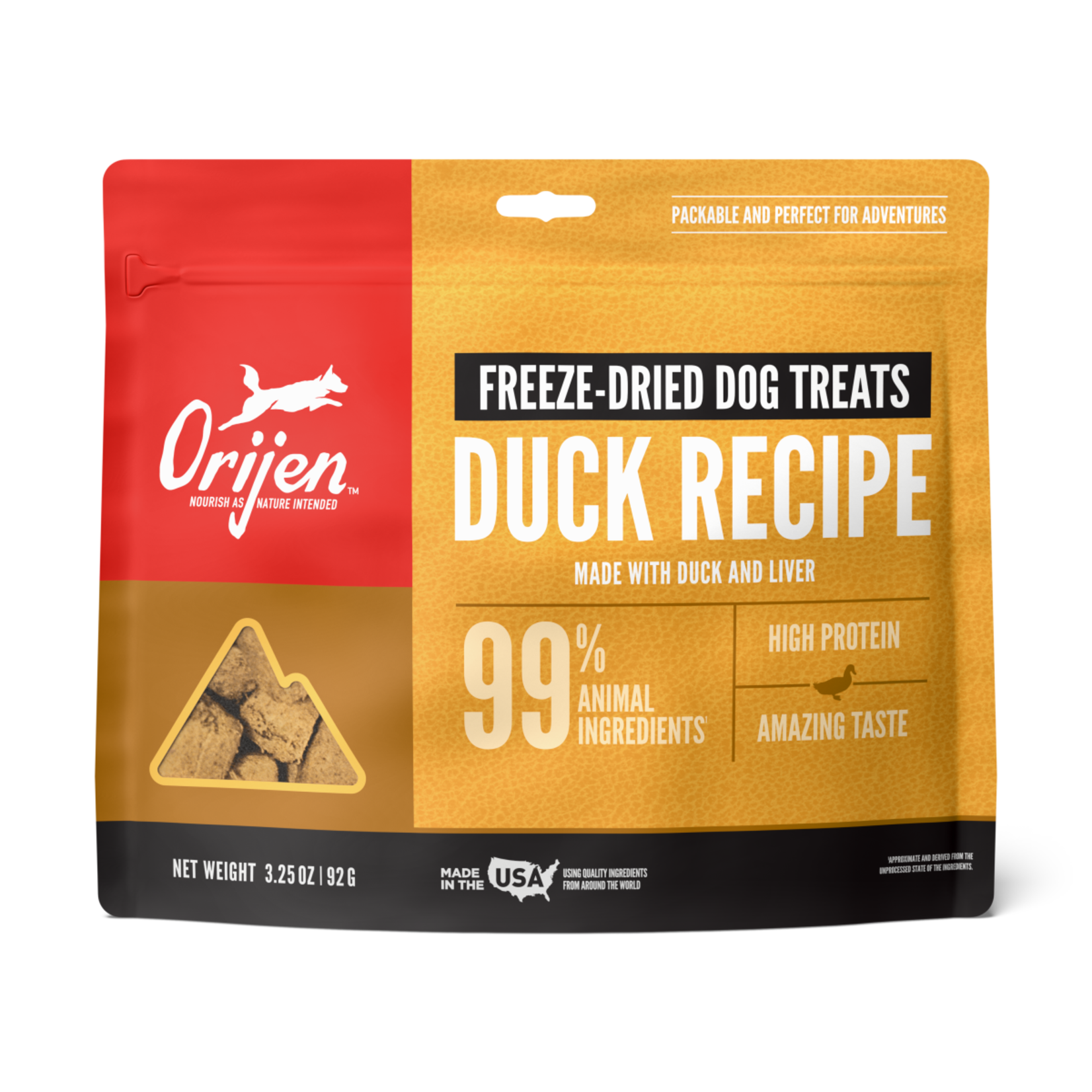 Champion Pet Foods Orijen FD Dog Treats Duck Recipe 3.25 OZ